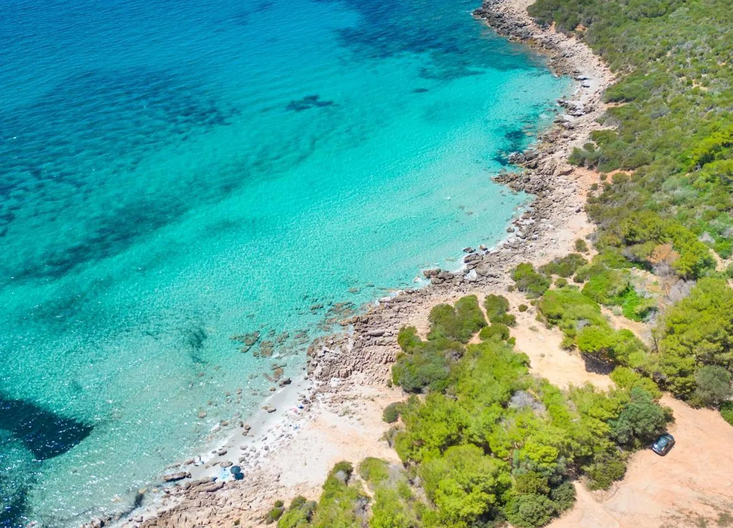 Villetta Porto Pino 30 Mt Dalla Spiaggia Feriehus